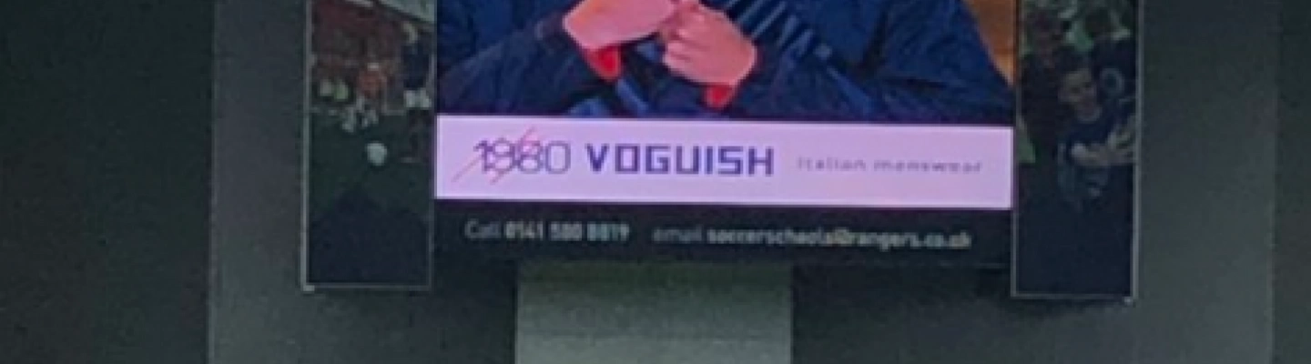 1980 Voguish annuncia un nuovo accordo commerciale con i Rangers F.C.