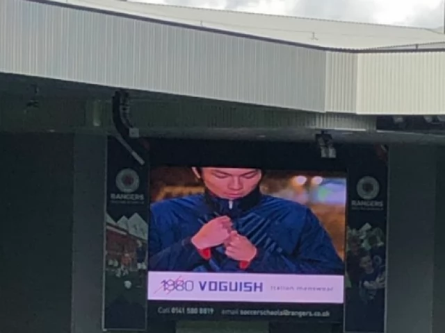 1980 Voguish annuncia un nuovo accordo commerciale con i Rangers F.C.