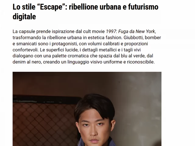 Le press release della nuova collezione